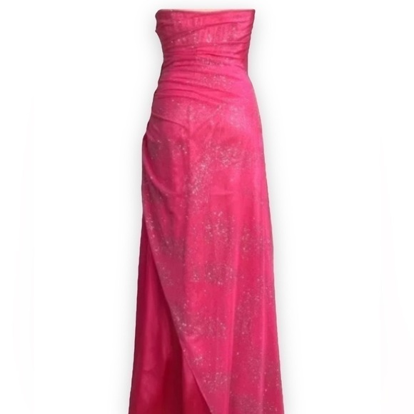 Jump Apparel By Wendye Chaitin Strapless Dress Sparkle 5/6 - Picture 2 of 7